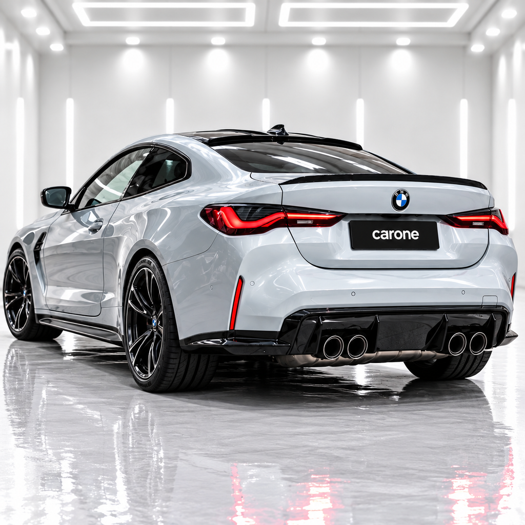 PARA BMW G22 SERIE 4 430i M440i G82 M4 NEGRO BRILLANTE ALERÓN MALETERO ESTILO MP 21-26