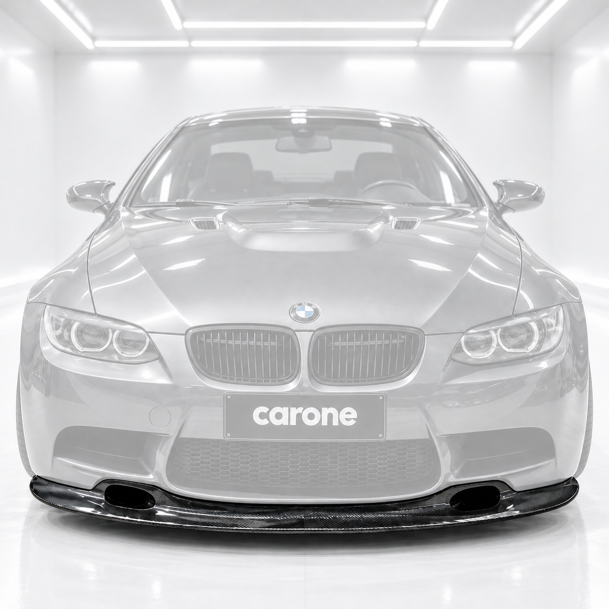 Divisor de labios de parachoques delantero de fibra de carbono estilo BMW E92 E93 E90 M3 GT4 2008-13
