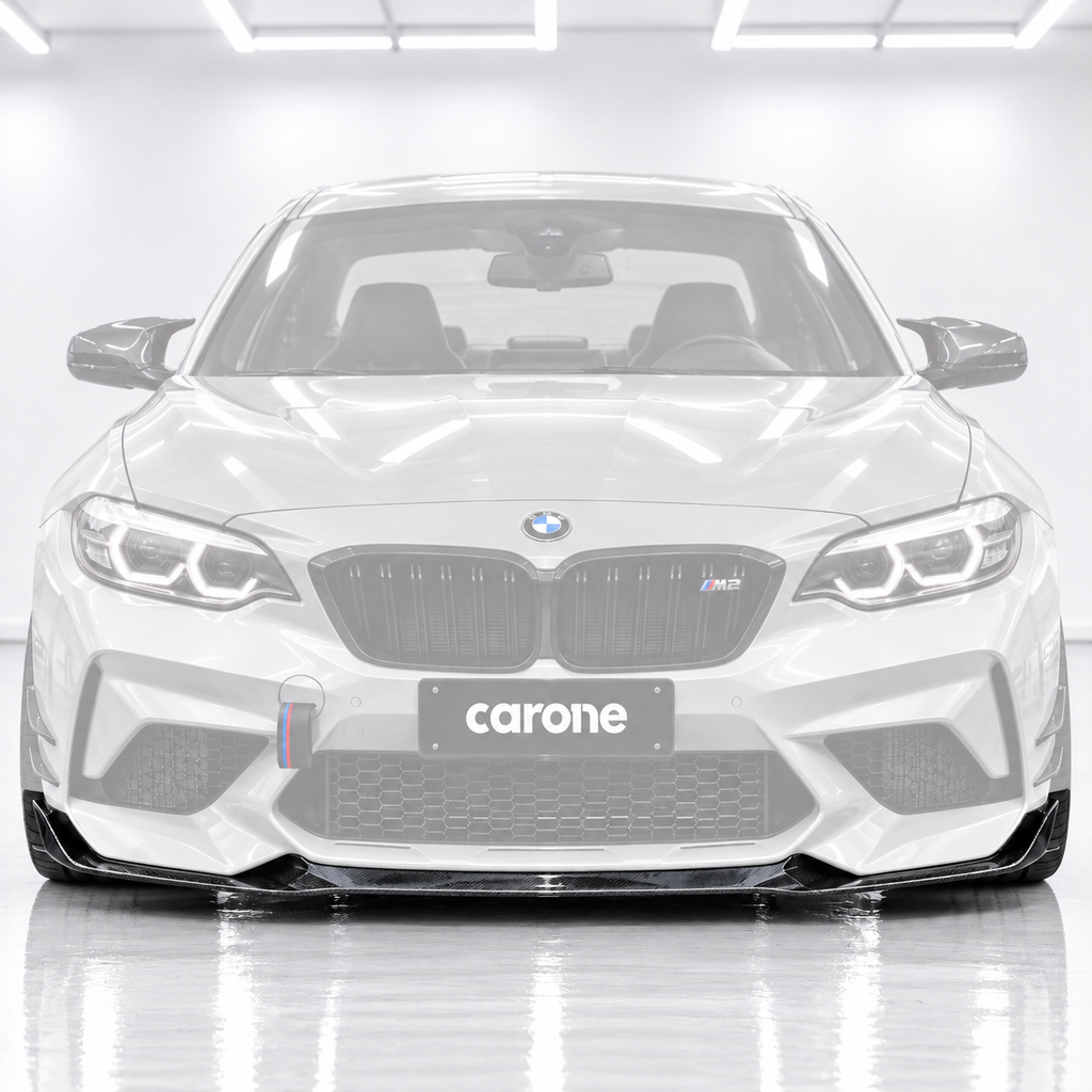LABIO DE PARACHOQUES DELANTERO DE FIBRA DE CARBONO PARA BMW F87 M2 COMPETITION 19-21