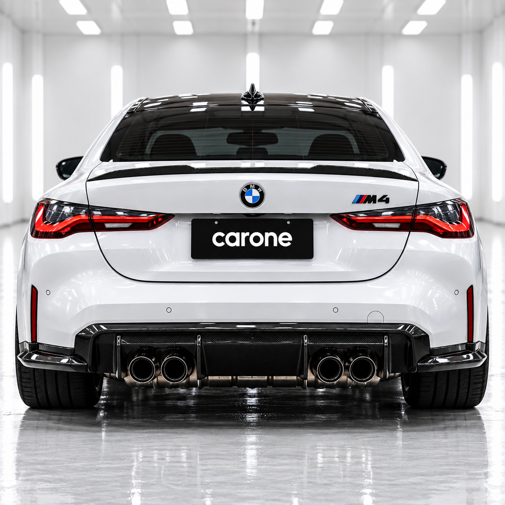 PARA BMW G22 SERIE 4 430i M440i G82 M4 NEGRO BRILLANTE ALERÓN MALETERO ESTILO MP 21-26