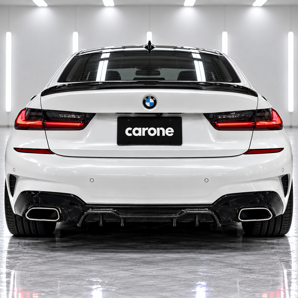 PARA BMW G20 330i M340i M3 G80 19-26 NEGRO BRILLANTE ESTILO RENDIMIENTO ALERÓN MALETERO