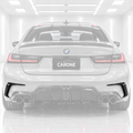 PARA BMW 330i M340i M 19-22 SPORT FIBRA DE CARBONO PARACHOQUES TRASERO VENTILACIÓN LATERAL MOLDURA CANARD