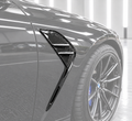 PARA BMW G80 M3 21-26 FIBRA CARBONO REPUESTO GUARDABARROS DELANTERO VENTILACIÓN LATERAL CUBIERTA EMBELLECEDOR
