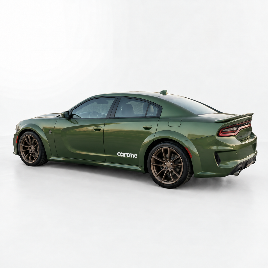 Dodge Charger SRT Scat Pack 2015-2023 Parachoques delantero negro brillante divisor de labios
