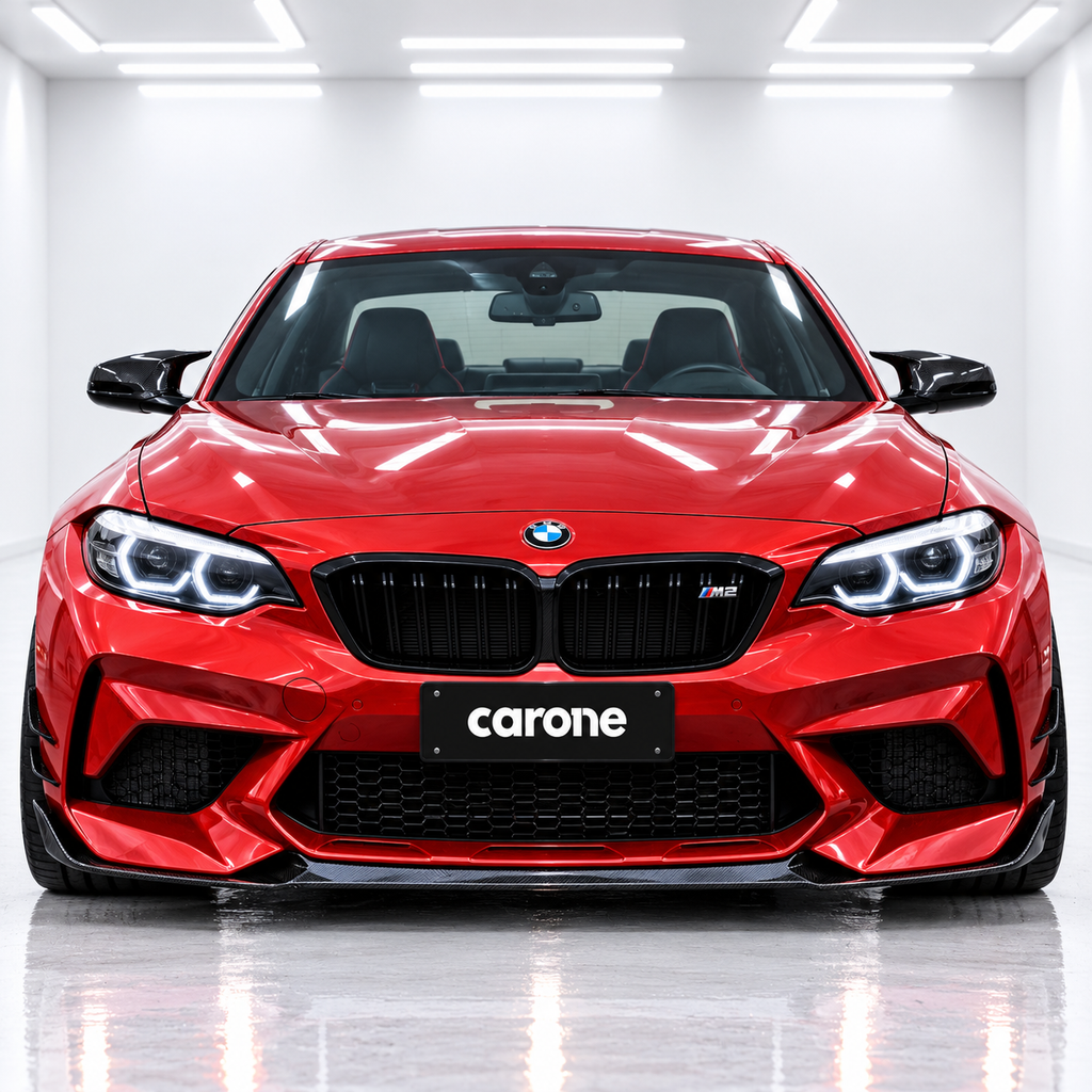 LABIO DE PARACHOQUES DELANTERO DE FIBRA DE CARBONO PARA BMW F87 M2 COMPETITION 19-21