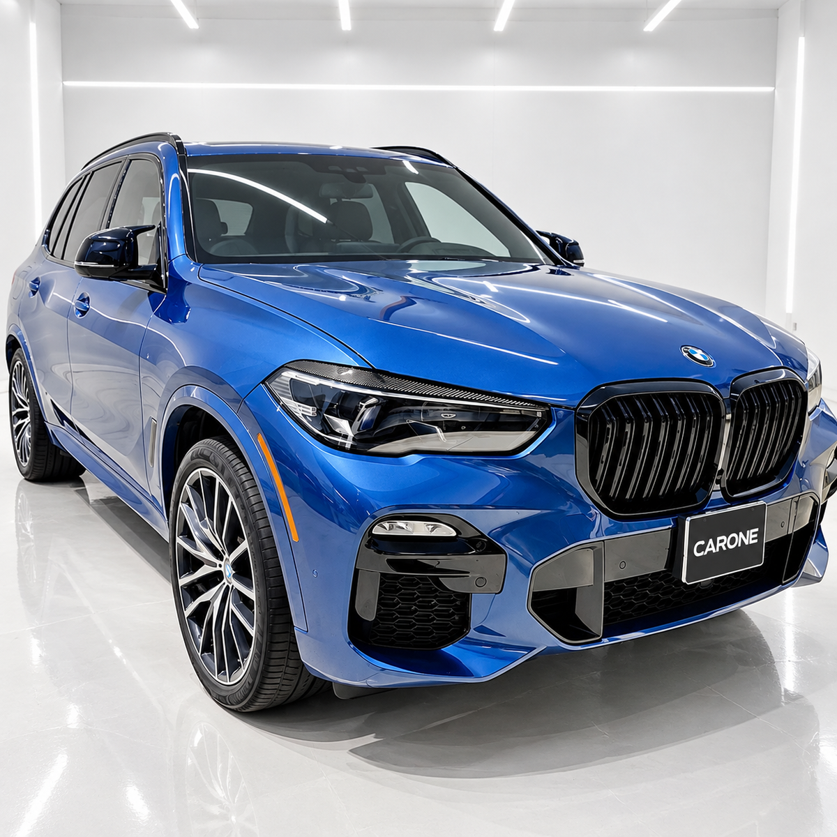 PARA BMW G05 X5 F95 X5M FIBRA CARBONO FARO LÁMPARA PÁRPADO CUBIERTA CEJA 18-2024