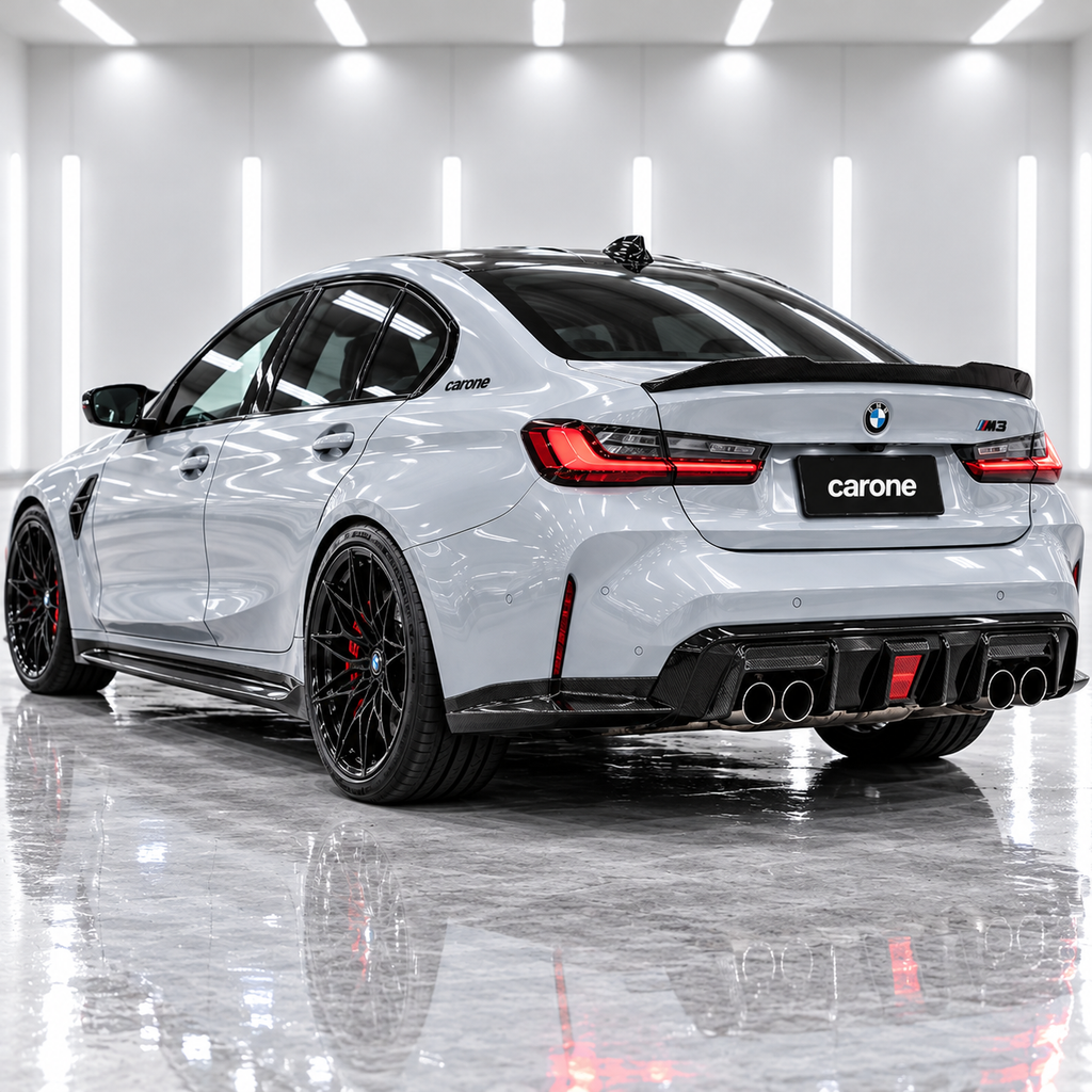 PARA BMW G80 M3 21-26 FIBRA CARBONO REPUESTO GUARDABARROS DELANTERO VENTILACIÓN LATERAL CUBIERTA EMBELLECEDOR