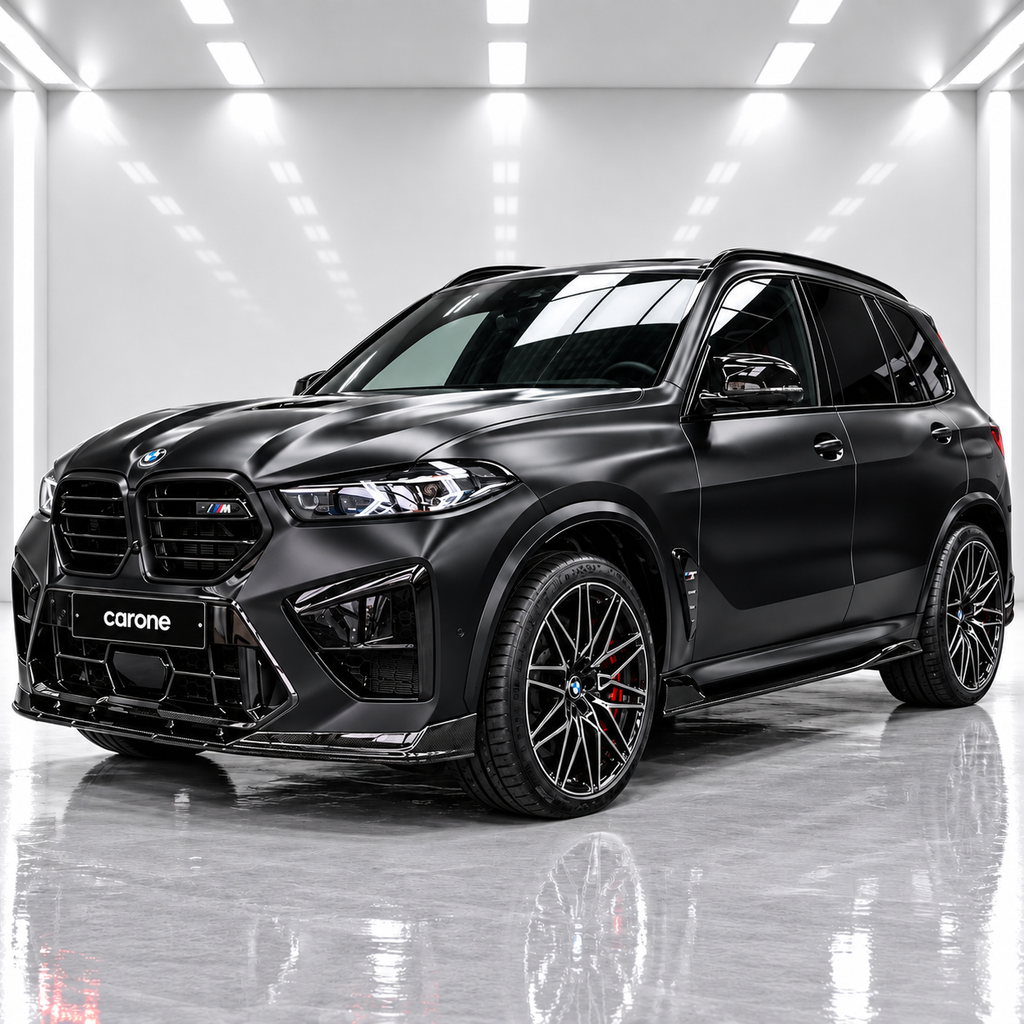 EXTENSIÓN DE FALDÓN LATERAL NEGRO BRILLANTE ESTILO X5M R SPORT 2019-25 BMW F95 G05 X5 M SPORT