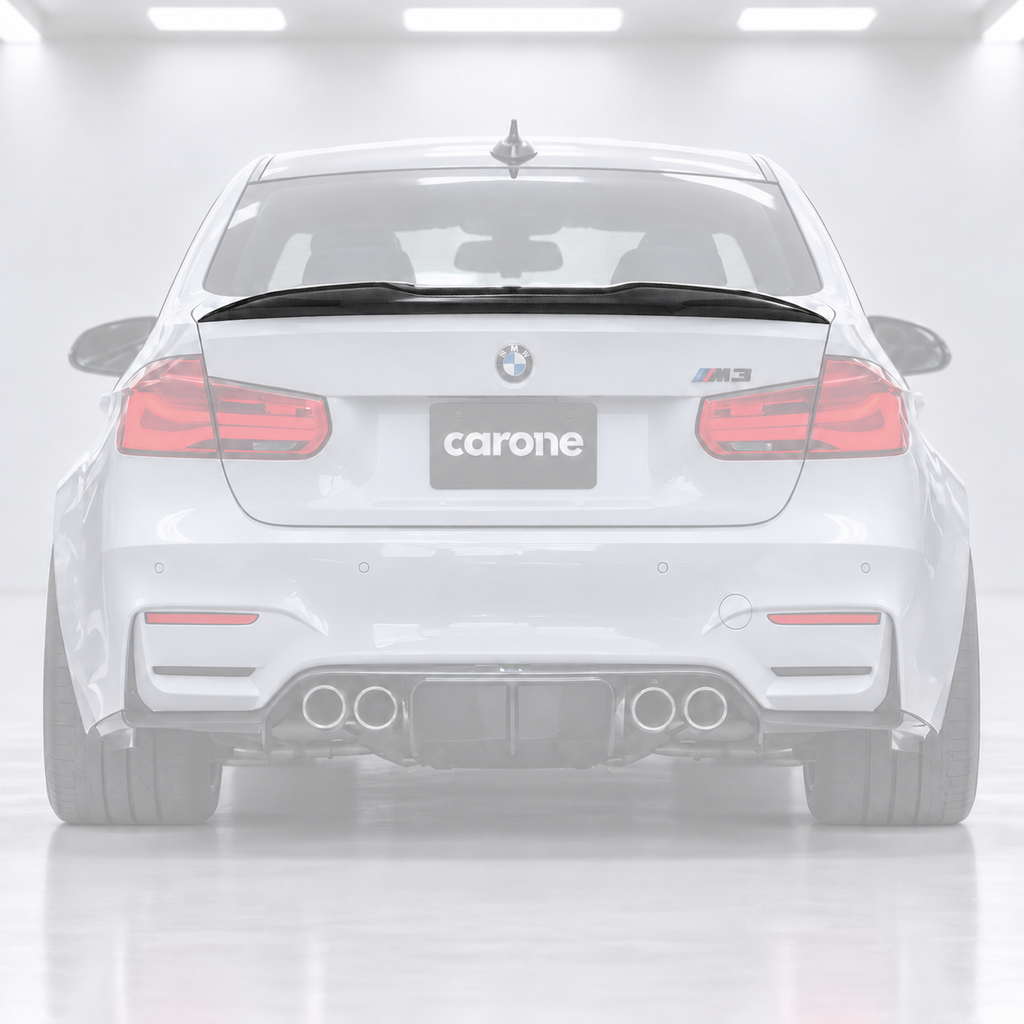 Alerón de maletero de fibra de carbono para BMW F80 M3 2015-18 y 12-18 F30