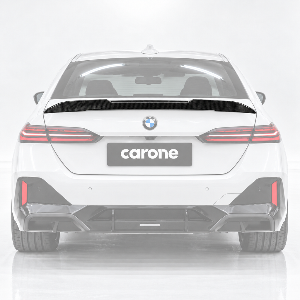 ALERÓN DE MALETERO DE FIBRA DE CARBONO HIGHKICK ESTILO PSM PARA BMW G60 530I I5 G90 M5 2024-25
