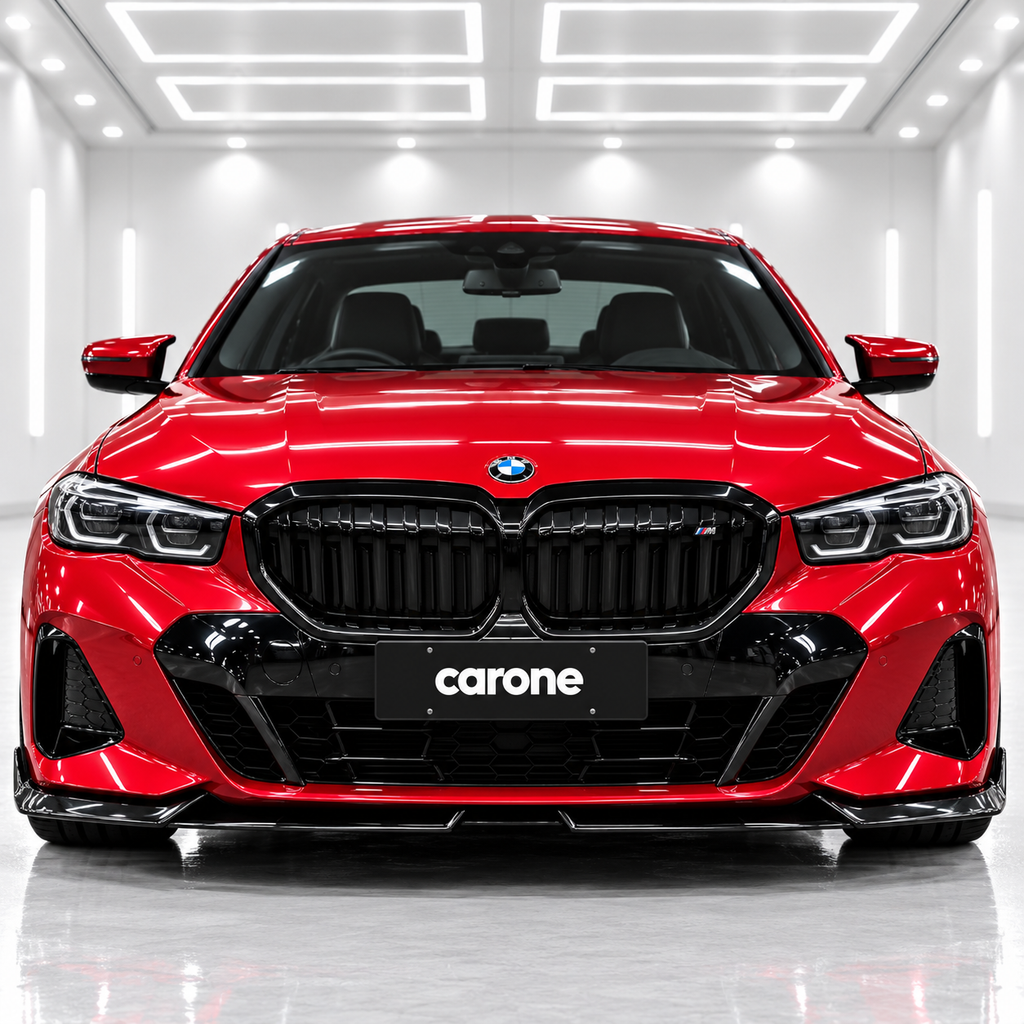 PARA 2024-2026 BMW G60 530I 540I I5 M SPORT MP ESTILO BRILLO NEGRO PARACHOQUES DELANTERO LABIO