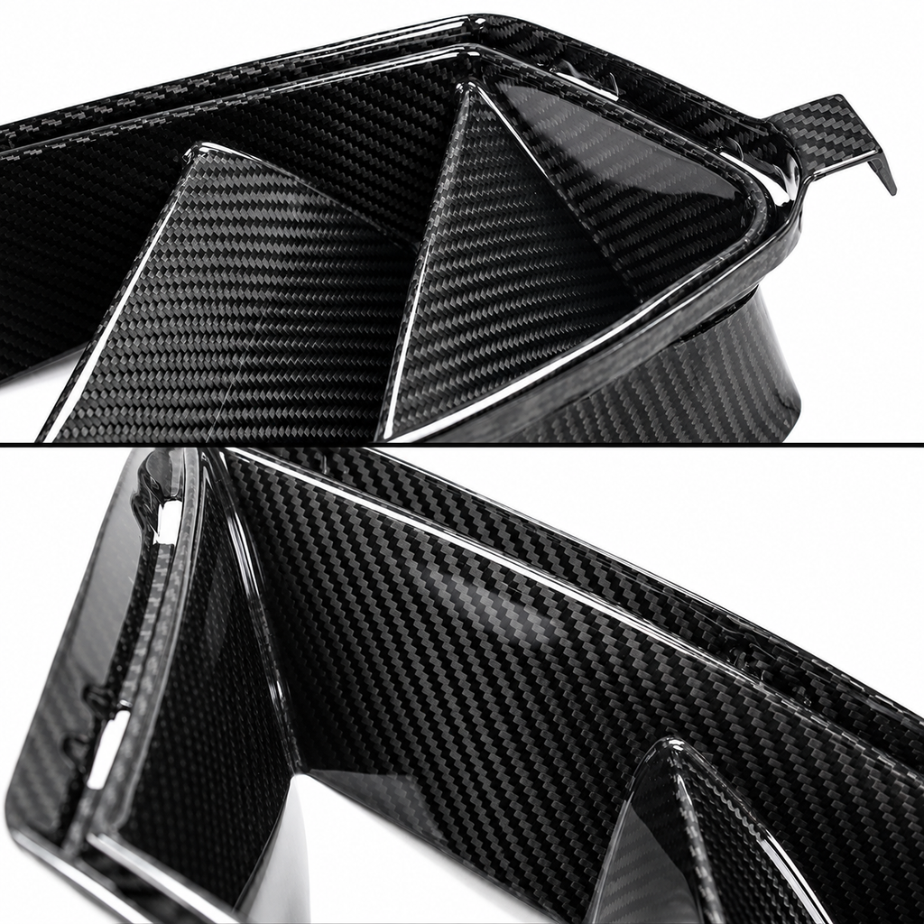 PARA BMW G80 G82 M3 M4 FIBRA CARBONO SECO V2 PARACHOQUES AIRE CONDUCTO VENTILACIÓN REPUESTO 21-26