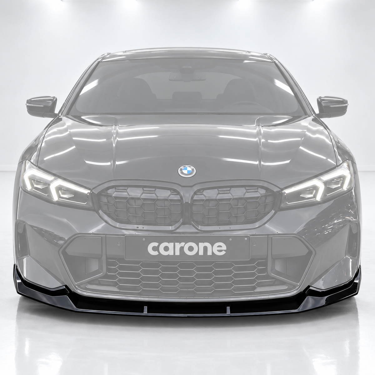 LABIO DE PARACHOQUES DELANTERO NEGRO BRILLANTE PARA BMW M340I 330I M SPORT G20 LCI V 2023-26