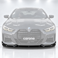 DIVISOR DE LABIOS DE PARACHOQUES DELANTERO NEGRO BRILLANTE PARA BMW G22 G23 430I M440I 21-26