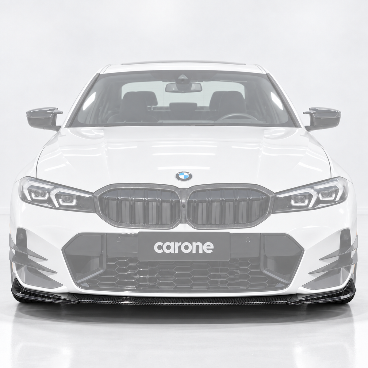 PARACHOQUES DELANTERO DE FIBRA DE CARBONO REAL DIVISOR DE LABIOS PARA BMW M340I 330I G20 LCI CTM