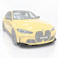 Divisor de labios parachoques delantero estilo V fibra de carbono para BMW G80 M3 G82 G83 M4 2021-26