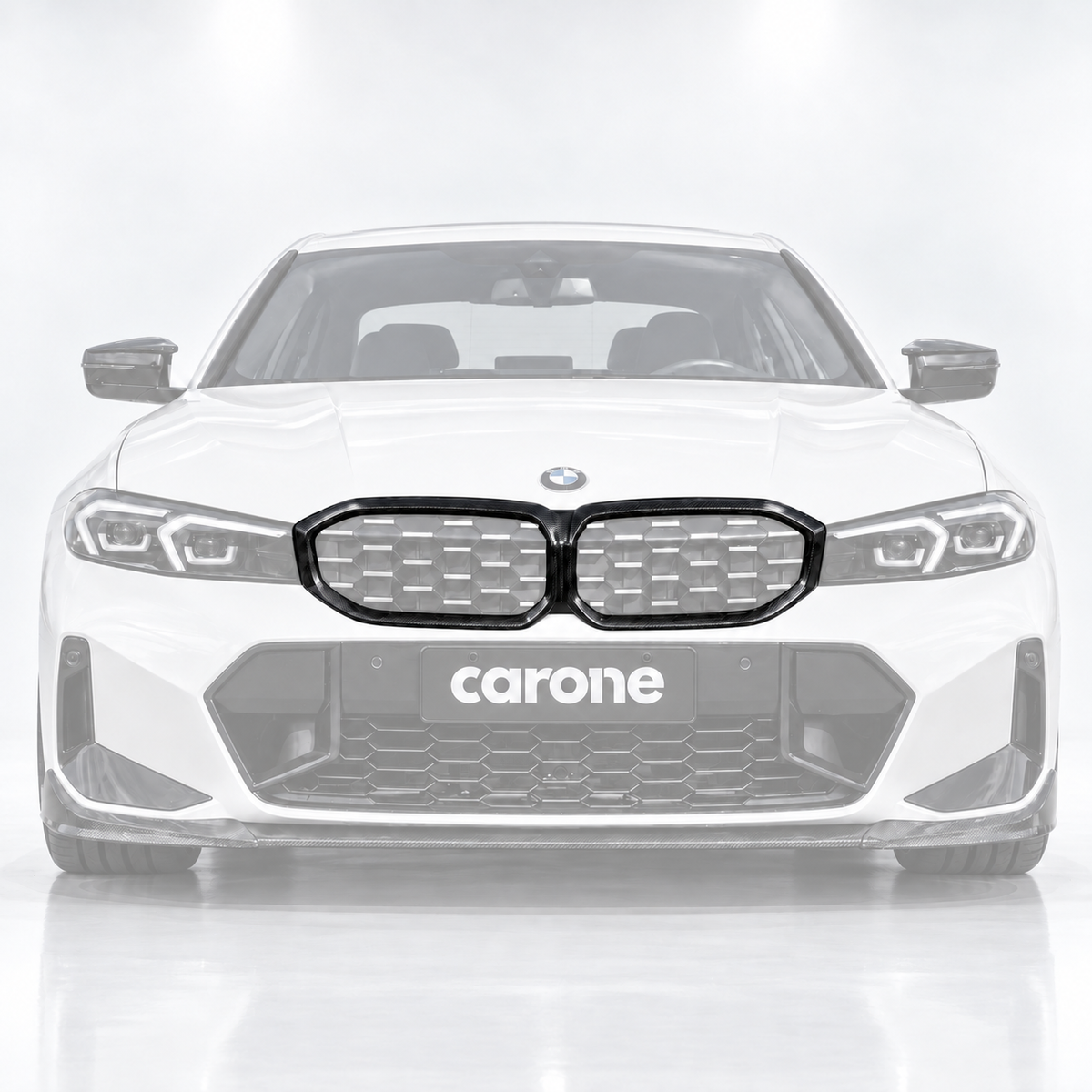 PARA BMW G20 330i M340i 2023-26 REJILLA DE FIBRA DE CARBONO SECA GUARNIZACIÓN INSERTO EMBELLECEDOR CUBIERTA