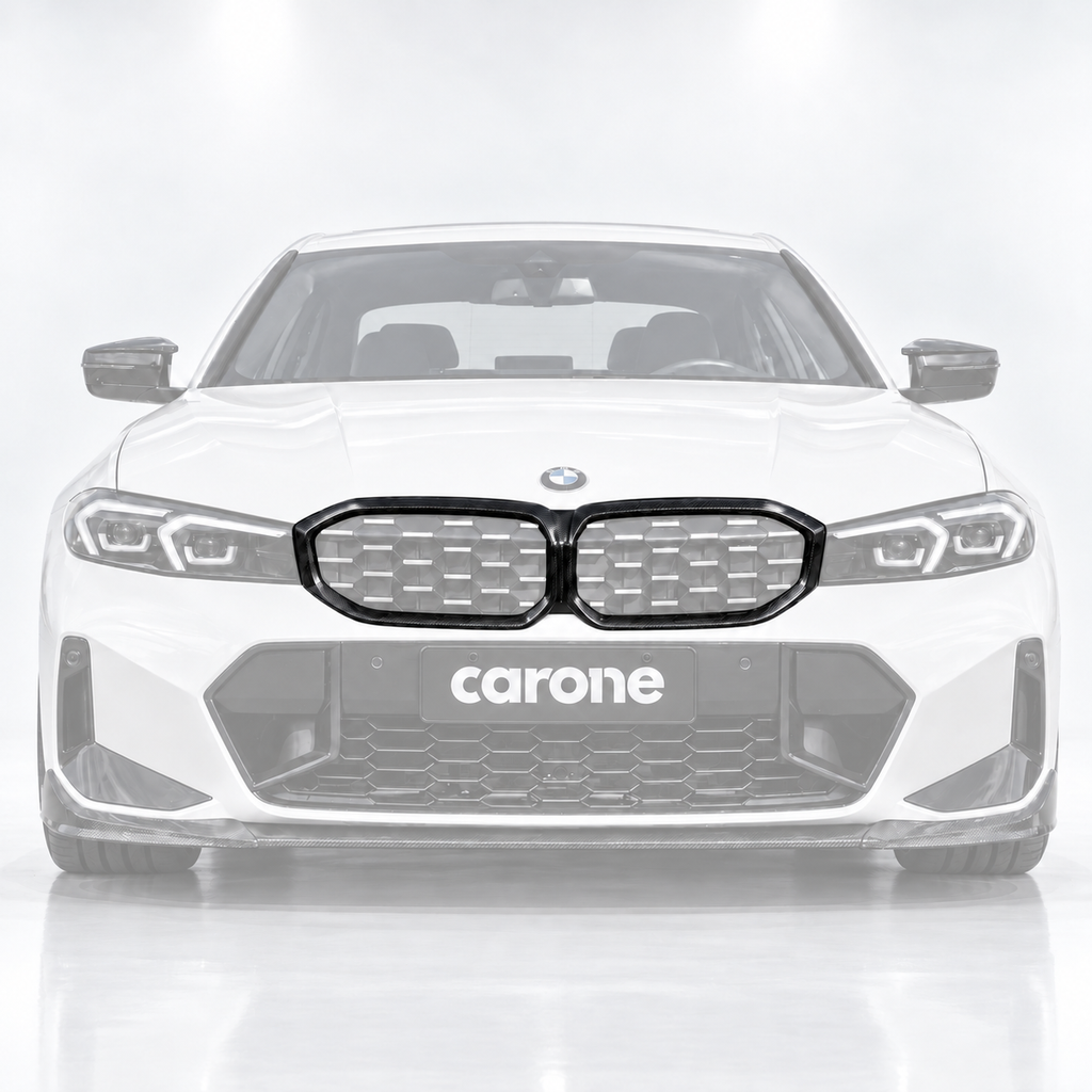PARA BMW G20 330i M340i 2023-26 REJILLA DE FIBRA DE CARBONO SECA GUARNIZACIÓN INSERTO EMBELLECEDOR CUBIERTA