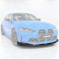 Labio de parachoques delantero de fibra de carbono real estilo VT BMW G80 M3 G82 G83 M4 2021-2026