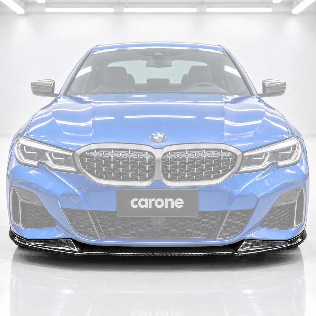 PARA BMW G20 M340i 330i M SPORT V2 GT 2019-22 FIBRA DE CARBONO PARACHOQUES DELANTERO LIP