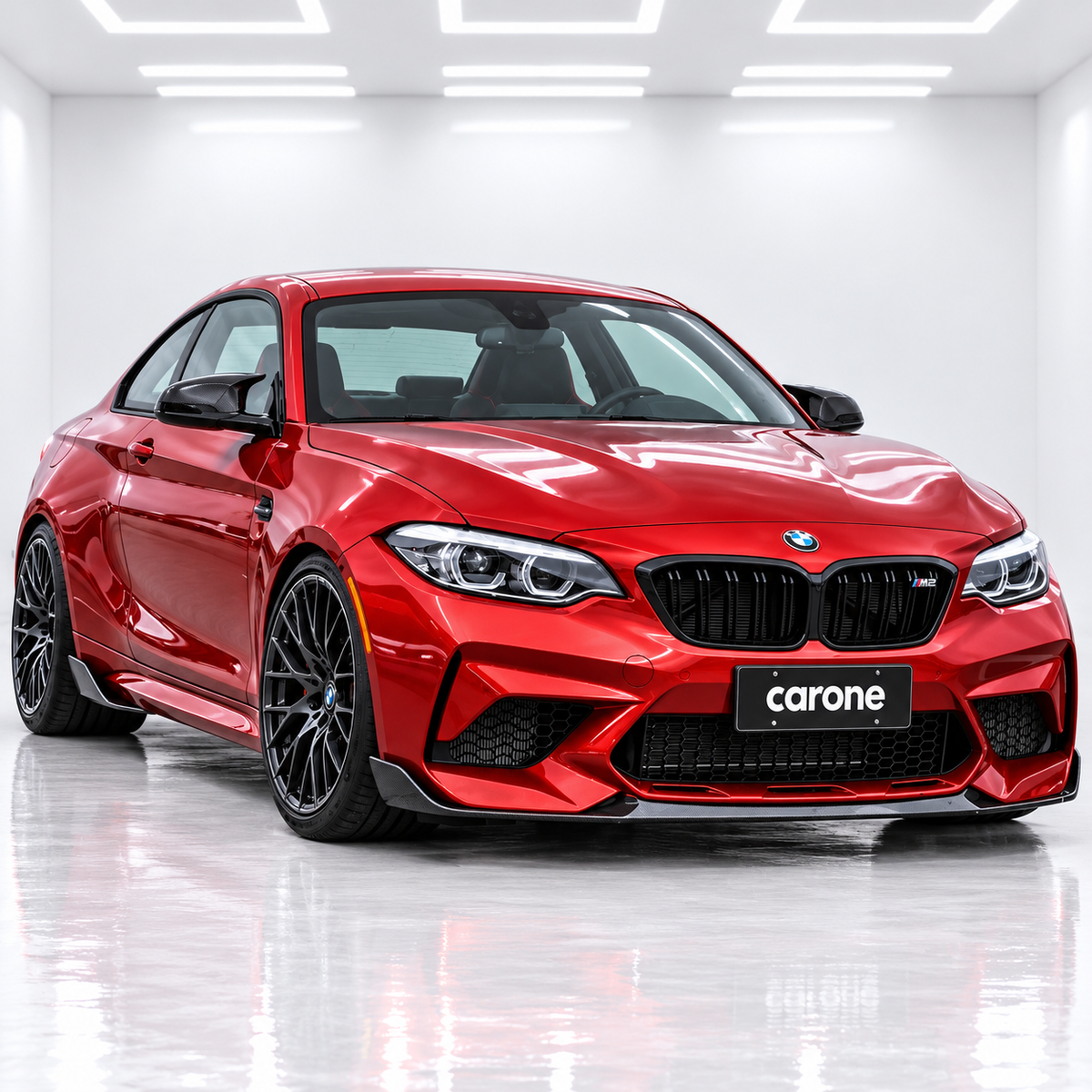 LABIO DE PARACHOQUES DELANTERO DE FIBRA DE CARBONO PARA BMW F87 M2 COMPETITION 19-21