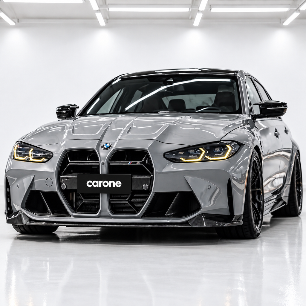 PARA BMW M3 G80 M4 G82 G83 CSL ESTILO PREIMPREGNADO FIBRA DE CARBONO NARIZ REJILLA