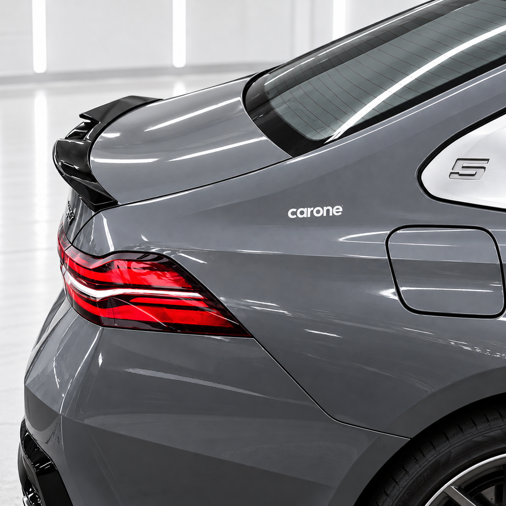 PARA BMW G60 530i 540i i5 2024-25 NEGRO BRILLANTE ESTILO V ALERÓN MALITERO HIGHKICK