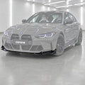 LABIO DE PARACHOQUES DELANTERO DE FIBRA DE CARBONO REAL ESTILO CSL BMW G80 M3 G82 G83 M4 2021-2026