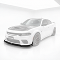 PARA DODGE CHARGER SRT 20-23 CARROCERIA WIDEBODY NEGRO BRILLANTE PARACHOQUES LABIO DELANTERO
