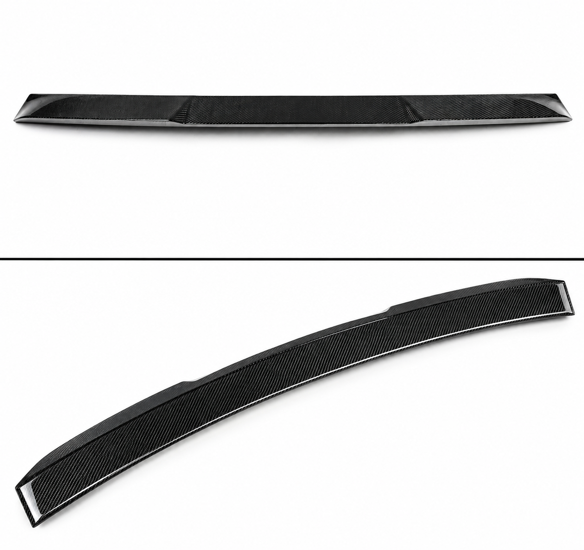 Alerón de techo ventana trasera de fibra de carbono estilo V para BMW G42 2 Series G87 M2 22-26