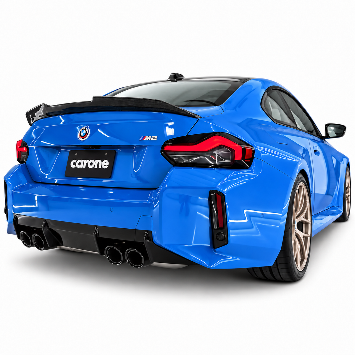 BMW G42 SERIE 2 2022-2026 M240i G87 M2 ALERÓN MALETERO FIBRA CARBONO ESTILO PSM