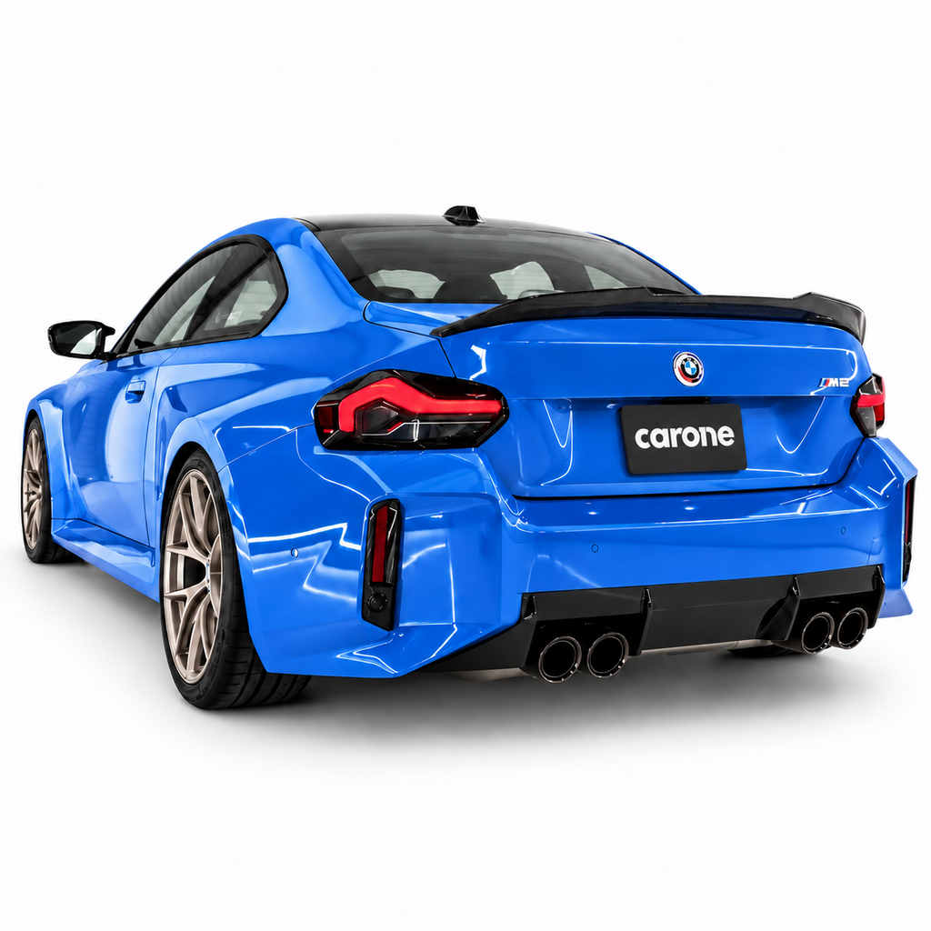 BMW G42 SERIE 2 2022-2026 M240i G87 M2 ALERÓN MALETERO FIBRA CARBONO ESTILO PSM