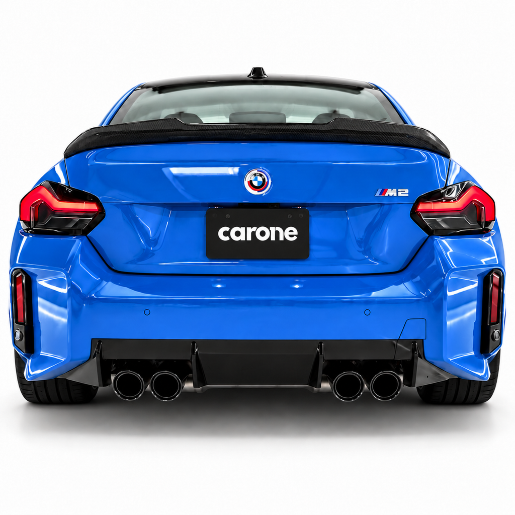 BMW G42 SERIE 2 2022-2026 M240i G87 M2 ALERÓN MALETERO FIBRA CARBONO ESTILO PSM