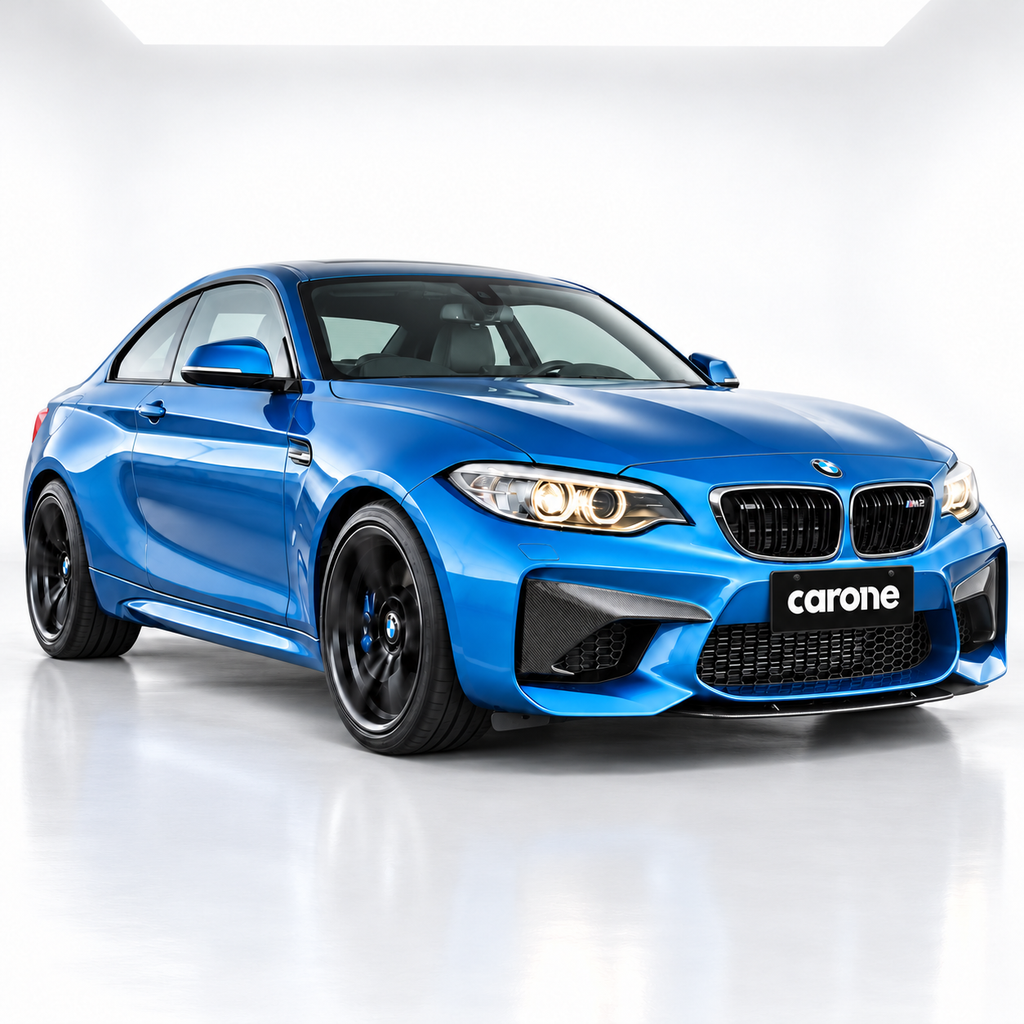 PARA BMW F87 M2 2016-2018 FIBRA DE CARBONO PARACHOQUES DELANTERO VENTILACIÓN AIRE COLMILLO CUBIERTAS TAPAS