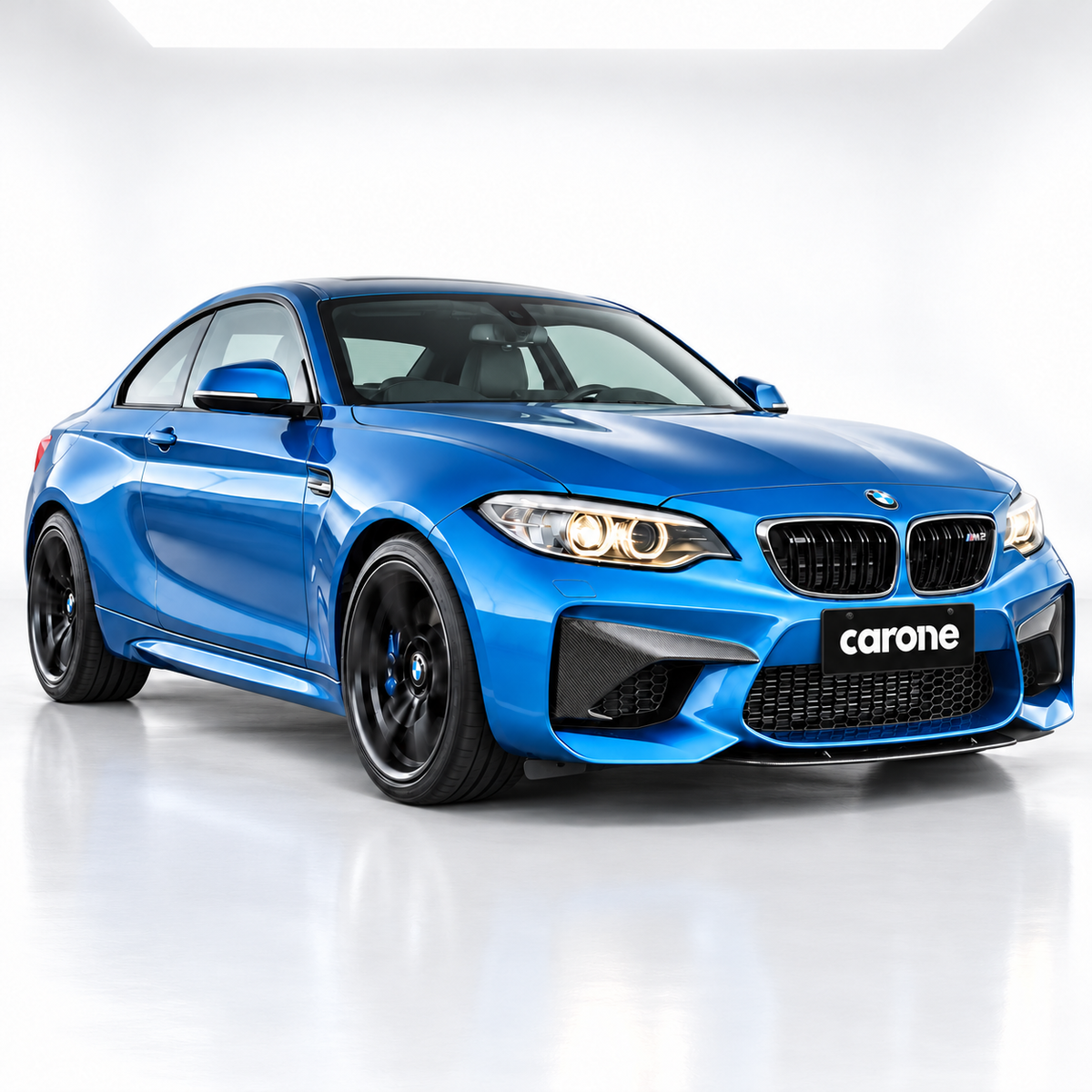 PARA BMW F87 M2 2016-2018 FIBRA DE CARBONO PARACHOQUES DELANTERO VENTILACIÓN AIRE COLMILLO CUBIERTAS TAPAS