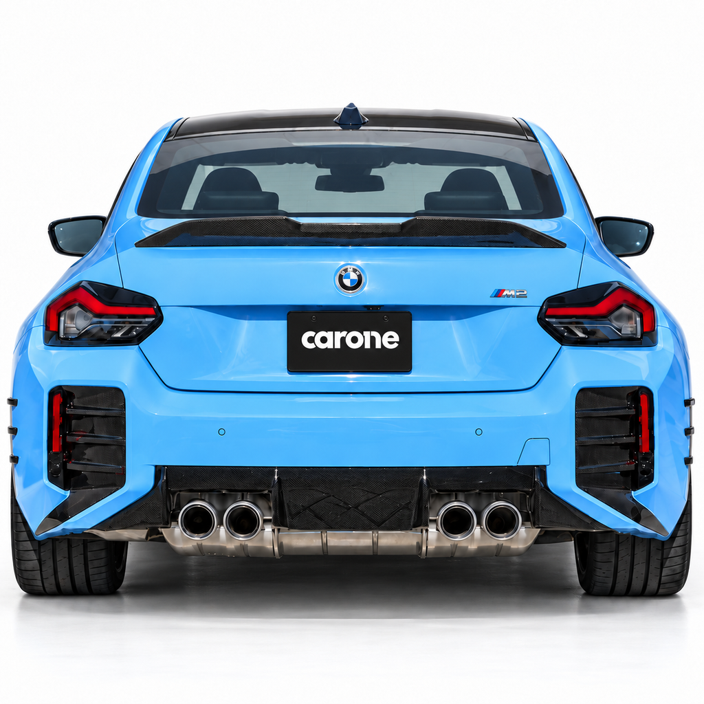 PARA BMW G42 SERIE 2 2022-2026 M240i G87 M2 ESTILO MP ALERÓN MALETERO FIBRA CARBONO