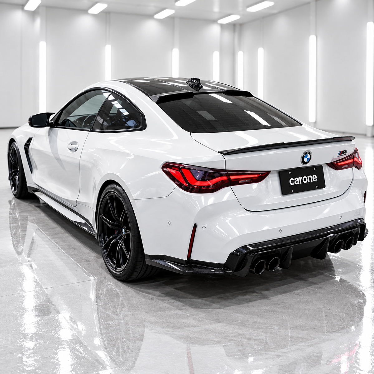 PARA BMW G22 430i M440i G82 M4 COUPE P ESTILO P ALERÓN TECHO FIBRA CARBONO 21-26