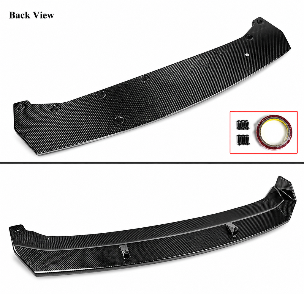 LABIO DE PARACHOQUES DELANTERO DE FIBRA DE CARBONO REAL ESTILO LCI CTM V 23-26 BMW M340I 330I G20