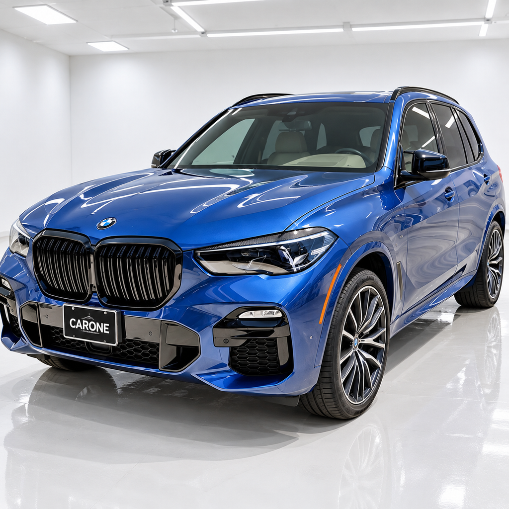 PARA BMW G05 X5 F95 X5M FIBRA CARBONO FARO LÁMPARA PÁRPADO CUBIERTA CEJA 18-2024