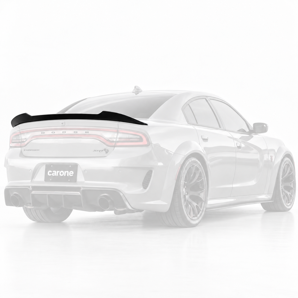 DODGE CHARGER 11-2023 NEGRO BRILLANTE HIGHKICK MALETERO TRASERO ALERÓN DUCKBILL