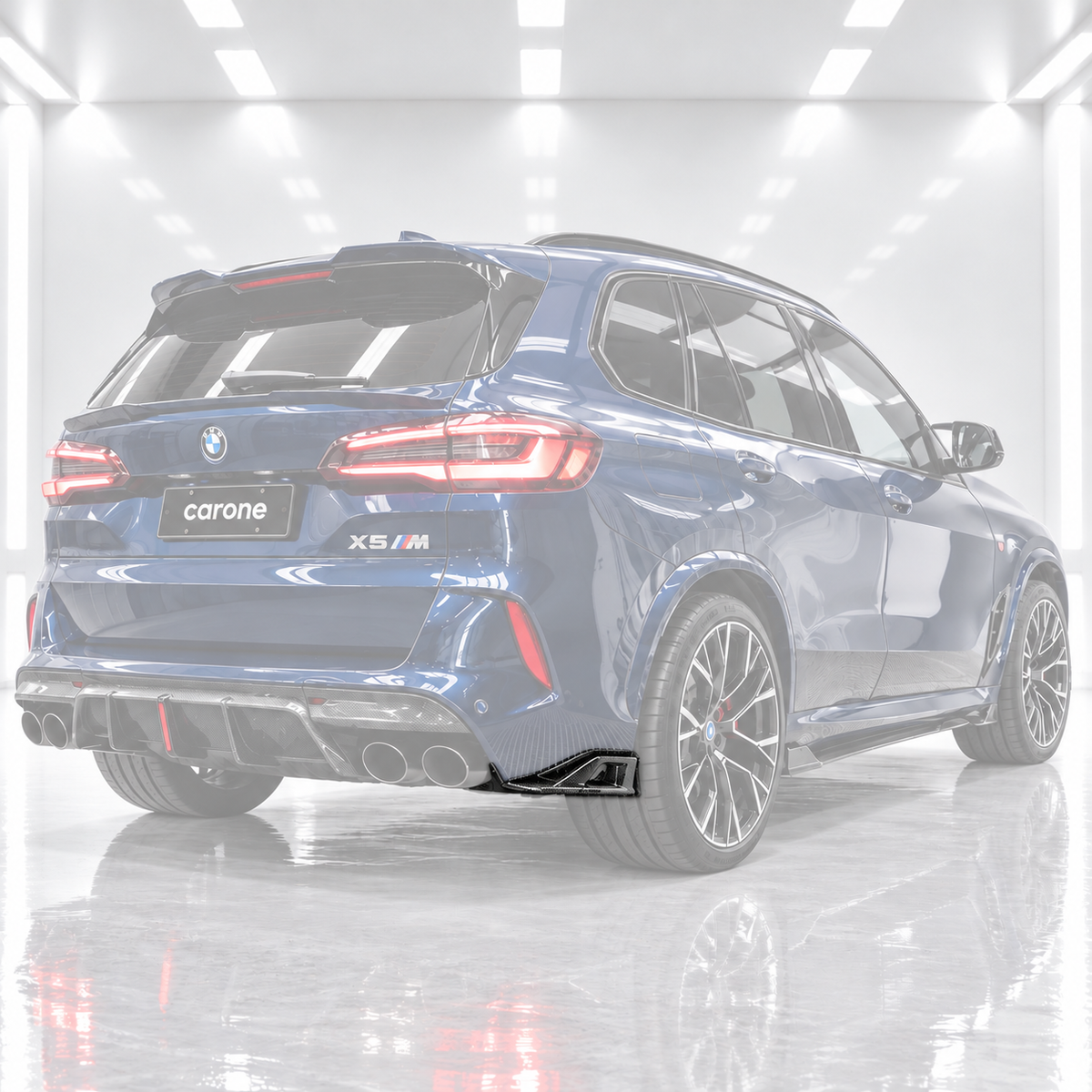 EXTENSION DE PARACHOQUES TRASERO DE FIBRA DE CARBONO PARA BMW F95 X5M 2020-26