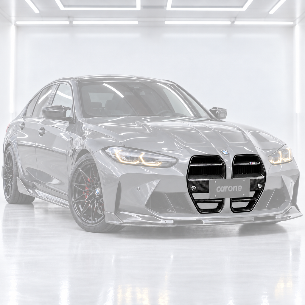 PARA BMW M3 G80 M4 G82 G83 ST STYLE REAL FIBRA CARBONO NARIZ REJILLA 2021-2026
