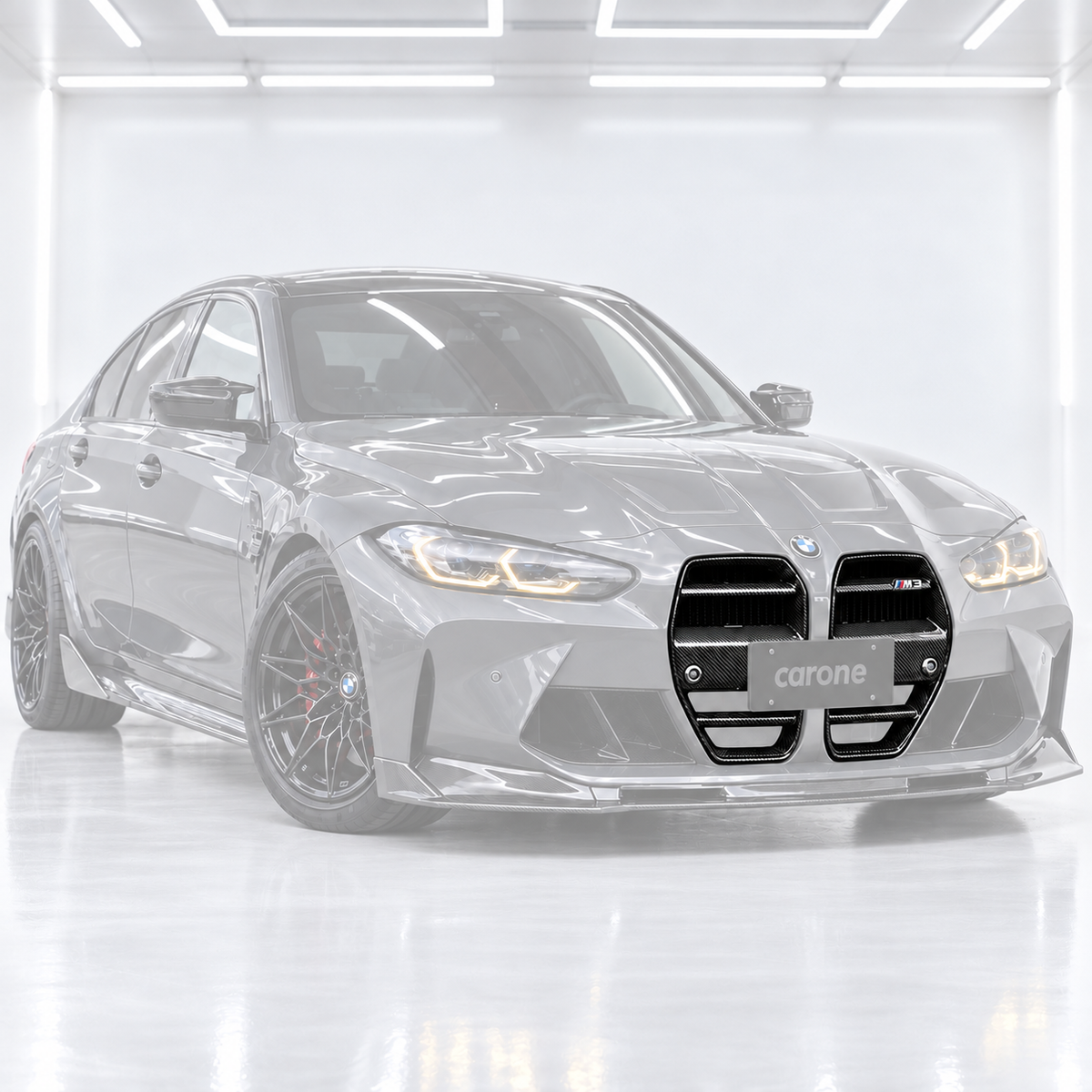PARA BMW M3 G80 M4 G82 G83 ST STYLE REAL FIBRA CARBONO NARIZ REJILLA 2021-2026