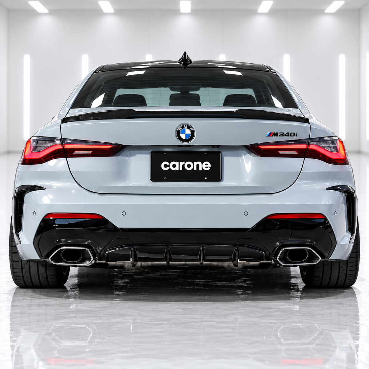 PARACHOQUES TRASERO DE FIBRA DE CARBONO DEPORTIVO PARA BMW 430I M440I M 21-26 ADORNO DE VENTILACIÓN LATERAL