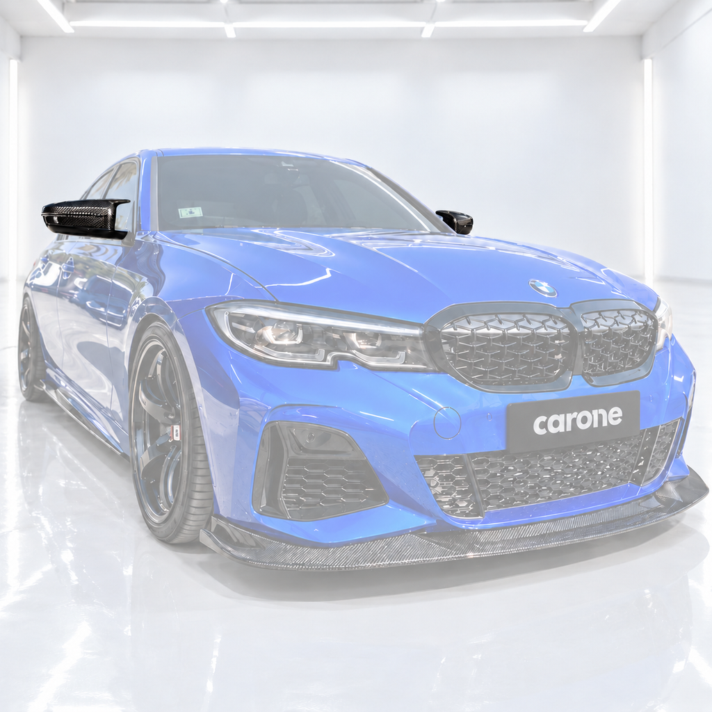 PARA BMW G30 G20 M 2017-22 ESTILO COMPLETAMENTE SECO FIBRA DE CARBONO REPUESTO CUBIERTAS ESPEJOS RETROVISORES