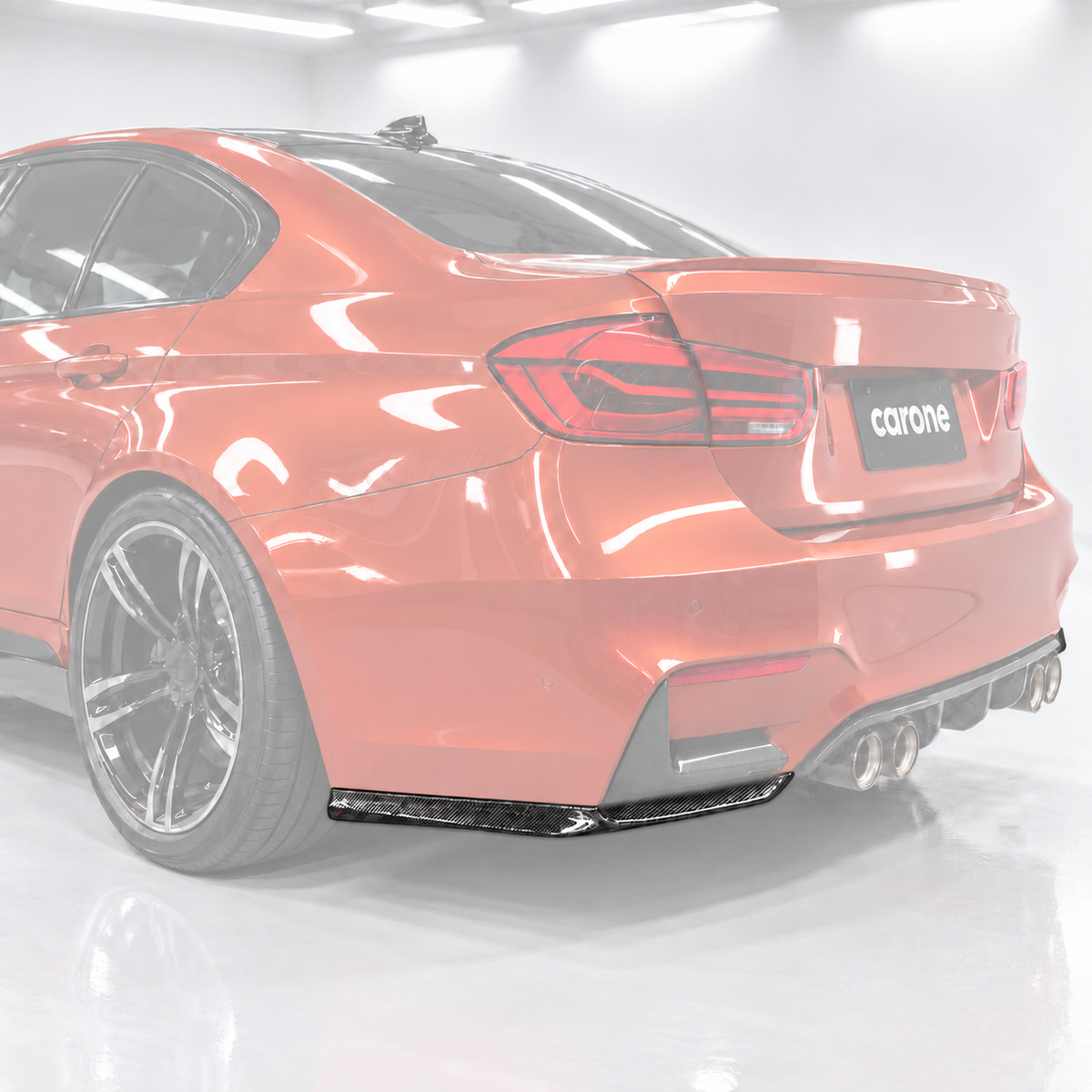 Extensión de parachoques trasero de fibra de carbono para BMW F80 M3 F82 F83 M4 15-2020