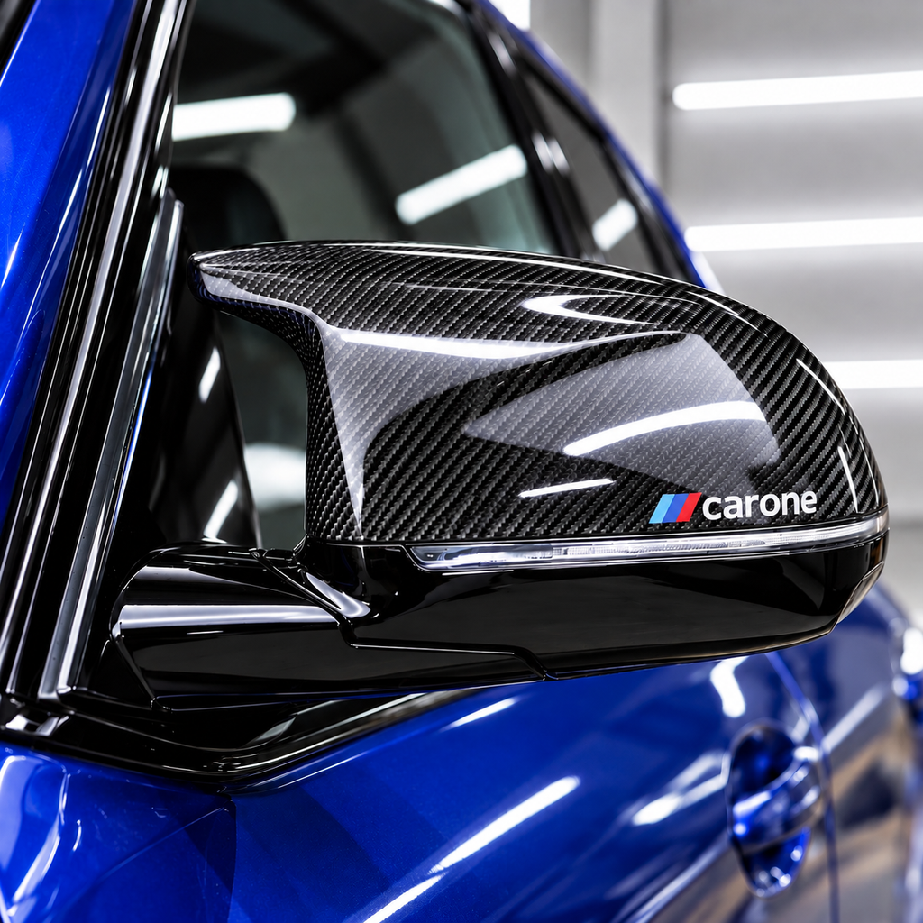 TAPAS ESPEJOS RETROVISORES DE REPUESTO DE FIBRA DE CARBONO PARA BMW F98 X4M F95 X5M F96 X6M M40i M60i