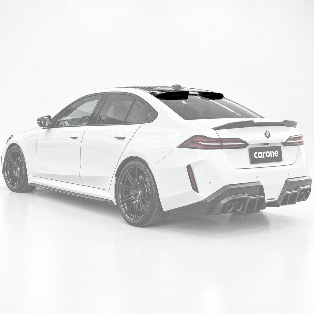 ALERÓN DE TECHO VENTANA TRASERA DE FIBRA DE CARBONO ESTILO SQ PARA BMW G60 530I G90 M5 2024-2027