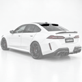 ALERÓN DE TECHO VENTANA TRASERA DE FIBRA DE CARBONO ESTILO SQ PARA BMW G60 530I G90 M5 2024-2027