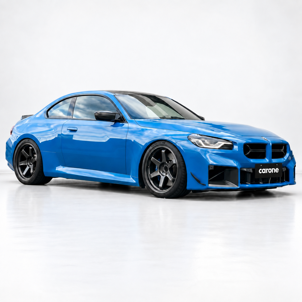 BMW G87 M2 ESTILO CSL 23-26 FIBRA DE CARBONO REAL NARIZ DELANTERA RIÑÓN REJILLA